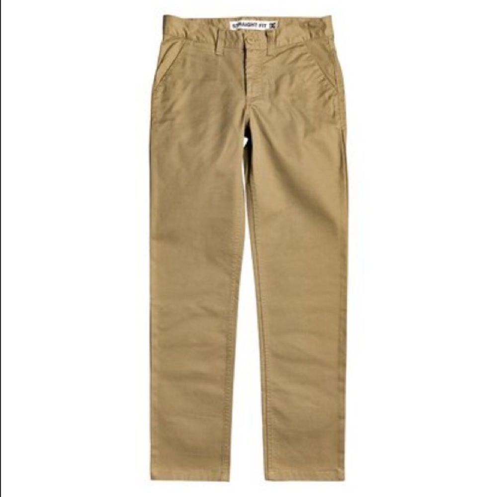 BOY'S 14 (w28) WORKER STRAIGHT FIT CHINOS